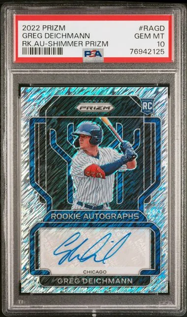 2022 Panini Prizm Greg Deichmann Autographs Shimmer Prizm #RA-GD card image