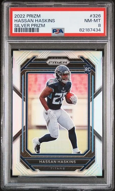 2022 Panini Prizm Hassan Haskins Silver Prizm #326 card image