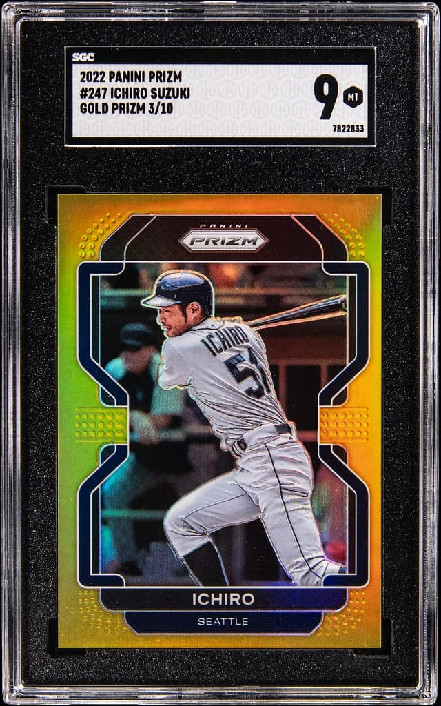 2022 Panini Prizm Ichiro Suzuki Gold Prizm #247 card image