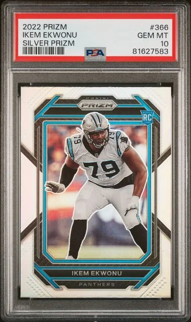 2022 Panini Prizm Ikem Ekwonu Silver Prizm #366 card image