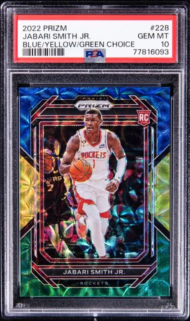 2022 Panini Prizm Jabari Smith Jr. Orange Wave #228 card image