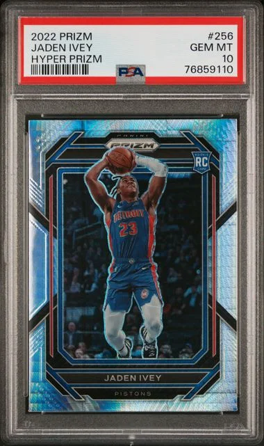 2022 Panini Prizm Jaden Ivey Silver Prizm #256 card image