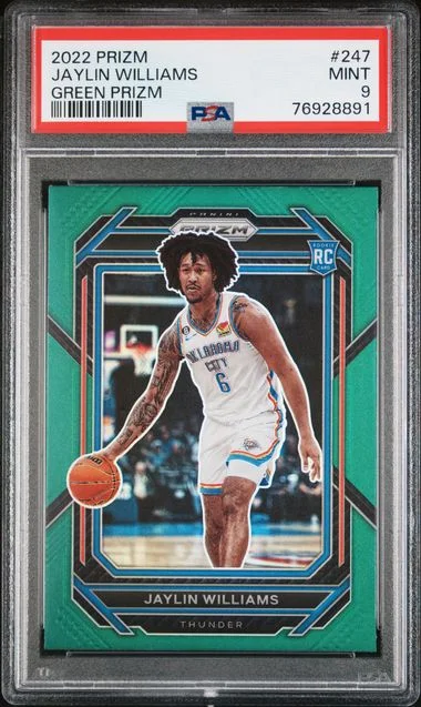 2022 Panini Prizm Jaylin Williams #247 card image