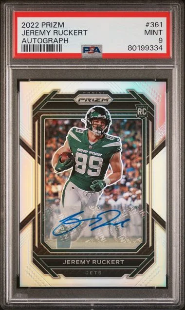 2022 Panini Prizm Jeremy Ruckert Autograph #361 card image