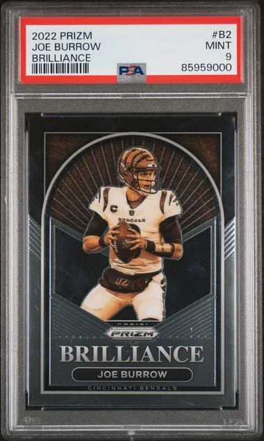 2022 Panini Prizm Joe Burrow Brilliance #B2 card image