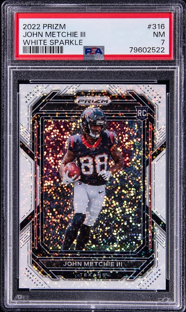 2022 Panini Prizm John Metchie III White Sparkle #316 card image