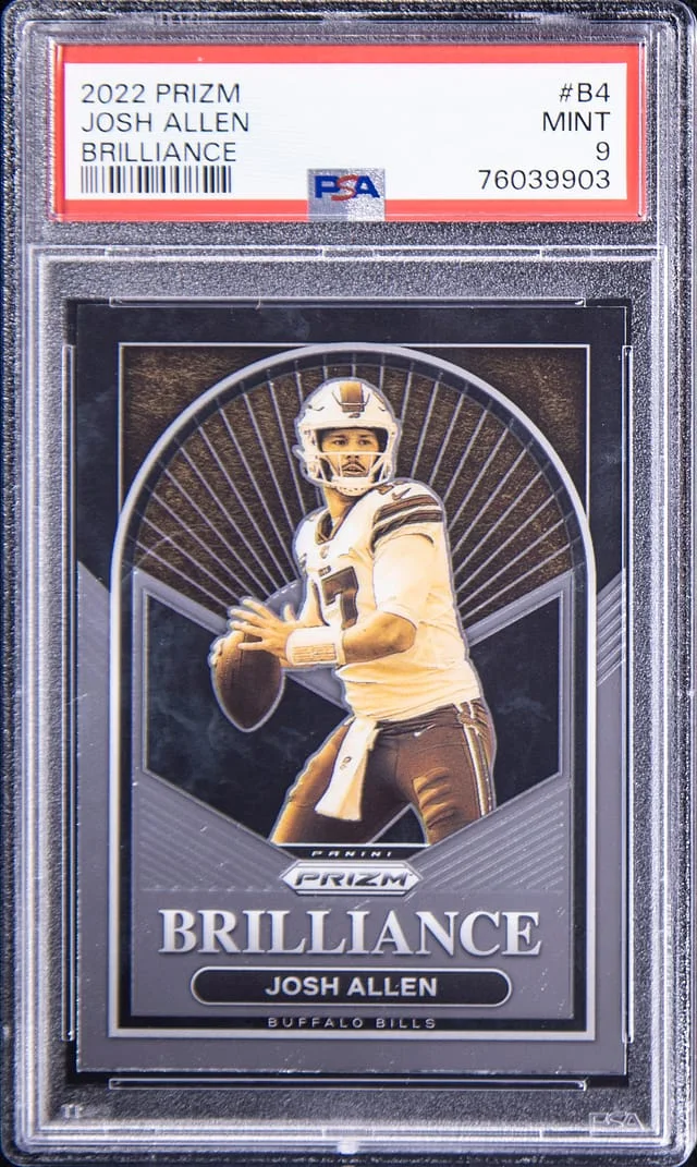 2022 Panini Prizm Josh Allen Brilliance #B4 card image