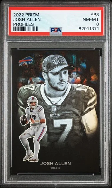 2022 Panini Prizm Josh Allen Profiles #P3 card image
