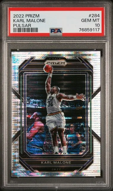 2022 Panini Prizm Karl Malone Pulsar Prizm #284 card image