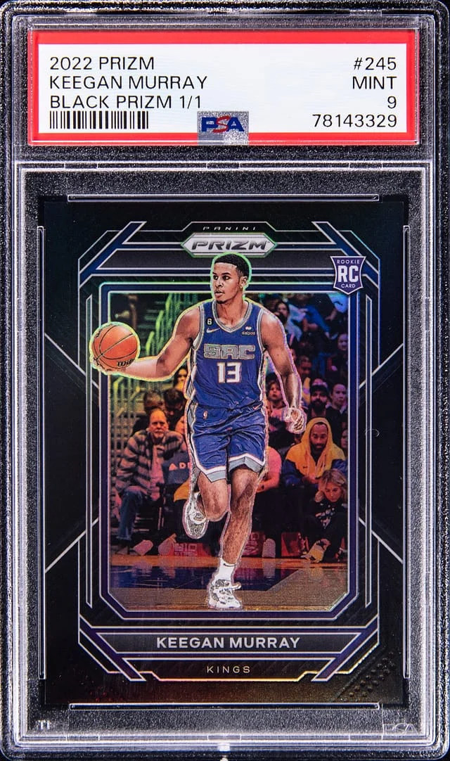 2022 Panini Prizm Keegan Murray Hyper Prizm #245 card image