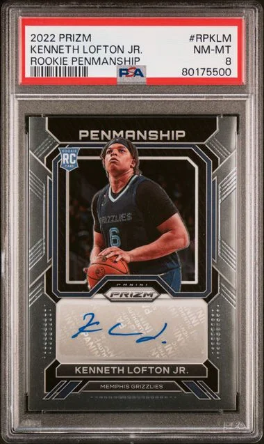 2022 Panini Prizm Kenneth Lofton Jr. Penmanship #RPKLM card image
