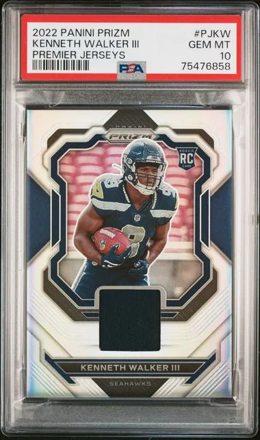 2022 Panini Prizm Kenneth Walker III Premier Jerseys #PJ-KW card image