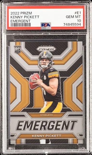 2022 Panini Prizm Kenny Pickett Emergent #E1 card image