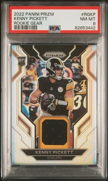 2022 Panini Prizm Kenny Pickett Gear #RG-KP card image