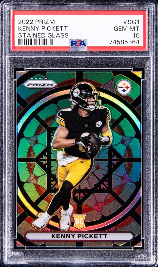 2022 Panini Prizm Kenny Pickett Stained Glass #SG-1 card image