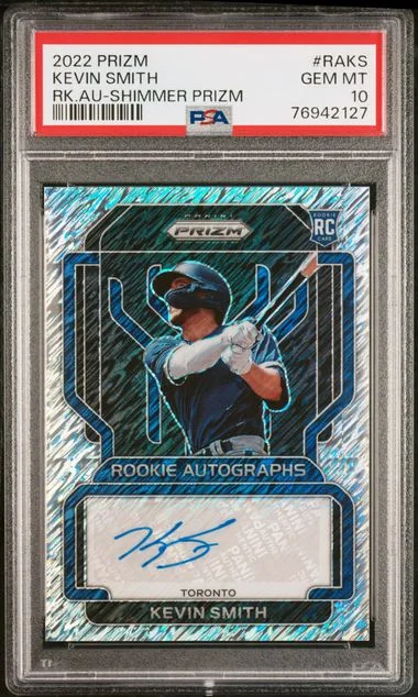 2022 Panini Prizm Kevin Smith Autographs Shimmer Prizm #RA-KS card image
