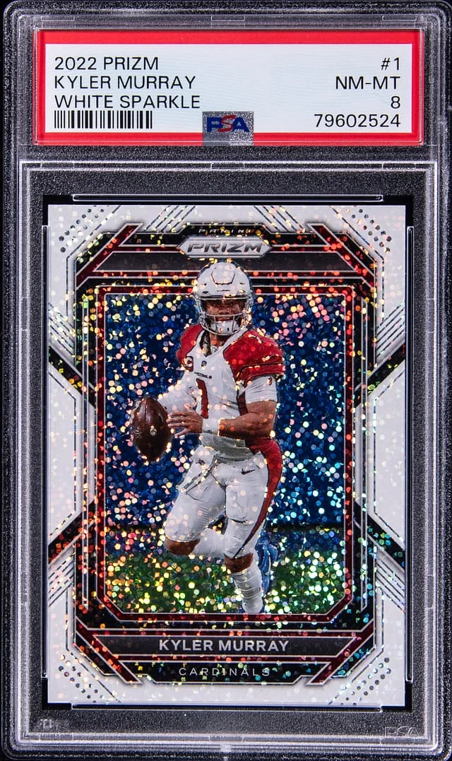 2022 Panini Prizm Kyler Murray White Sparkle #1 card image
