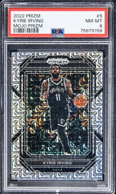 2022 Panini Prizm Kyrie Irving Mojo #5 card image