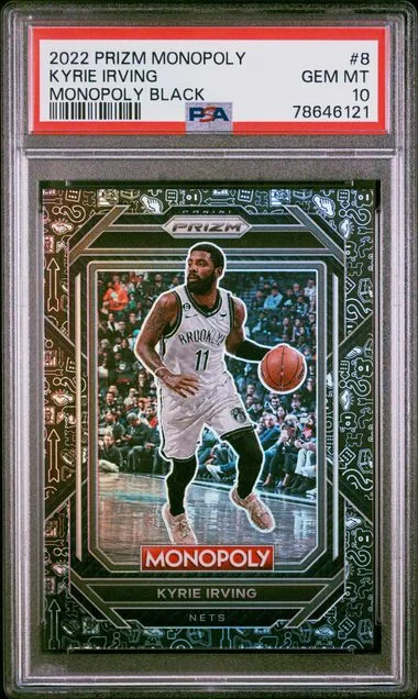 2022 Panini Prizm Kyrie Irving Monopoly Monopoly Black #8 card image