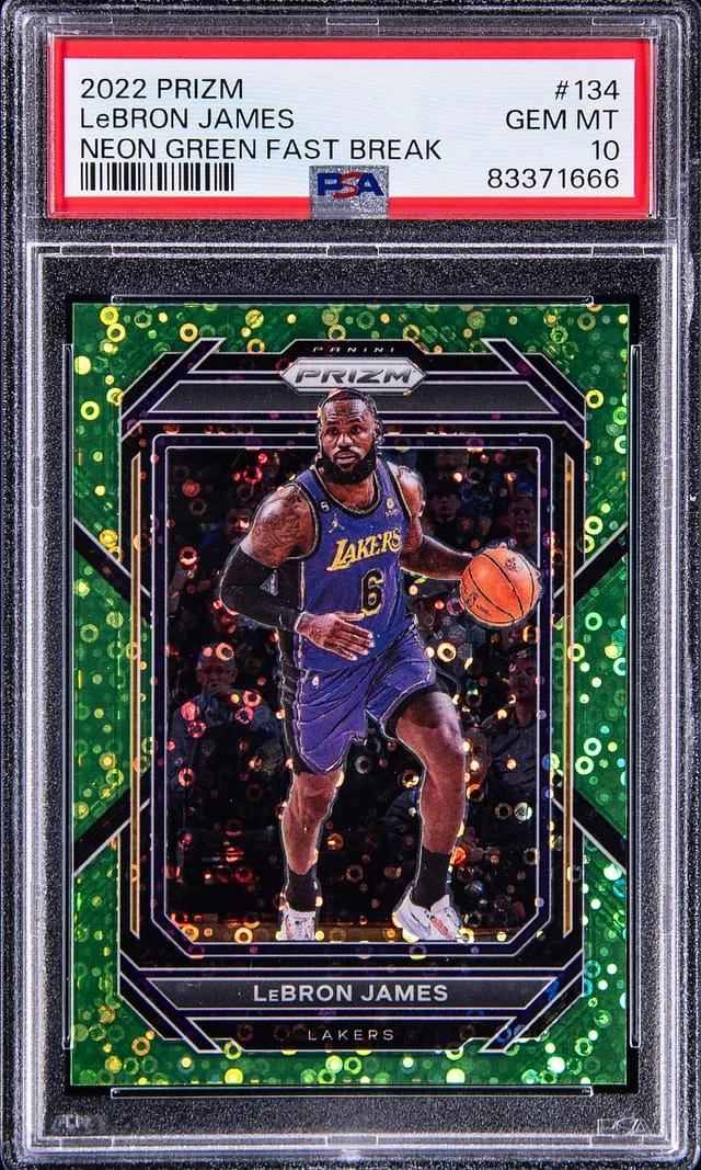 2022 Panini Prizm LeBron James #134 card image