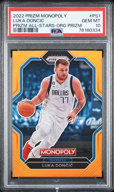 2022 Panini Prizm Luka Doncic Monopoly Prizm All-Stars #PS1 card image