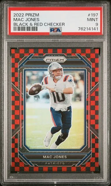 2022 Panini Prizm Mac Jones Autograph #197 card image