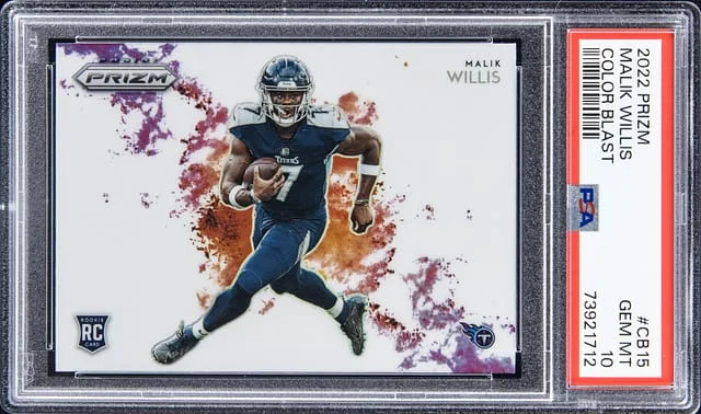 2022 Panini Prizm Malik Willis Color Blast #CB-15 card image