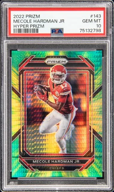 2022 Panini Prizm Mecole Hardman Jr. Hyper Prizm #143 card image