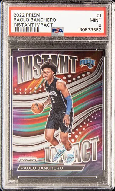 2022 Panini Prizm Paolo Banchero Instant Impact #1 card image