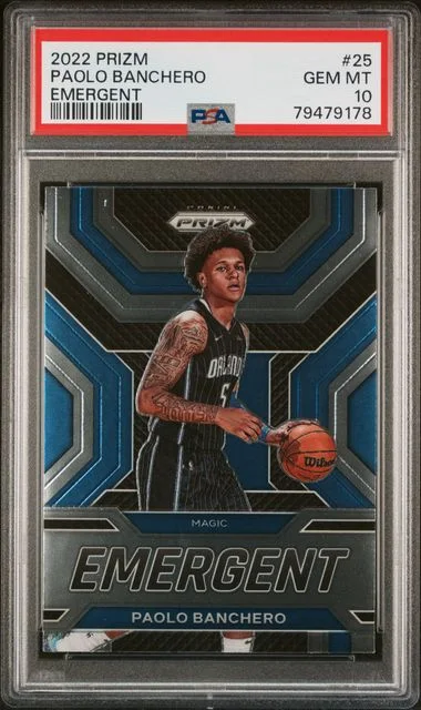 2022 Panini Prizm Paolo Banchero Emergent #25 card image