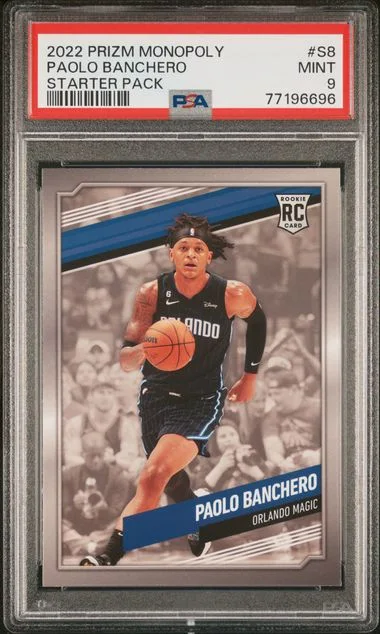2022 Panini Prizm Paolo Banchero Monopoly Starter Pack #S8 card image