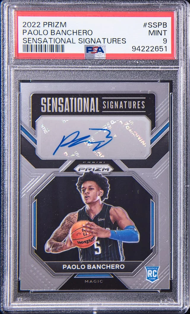 2022 Panini Prizm Paolo Banchero Sensational Signatures #SSPB card image