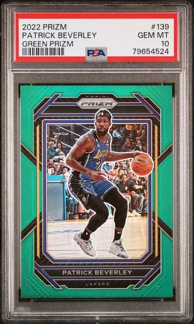 2022 Panini Prizm Patrick Beverley Green Prizm #139 card image