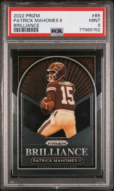 2022 Panini Prizm Patrick Mahomes II Brilliance #B5 card image