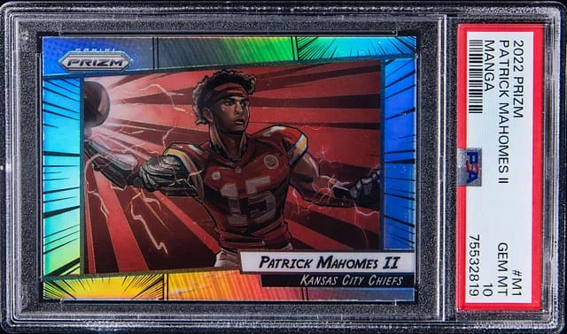 2022 Panini Prizm Patrick Mahomes II Manga #M-1 card image