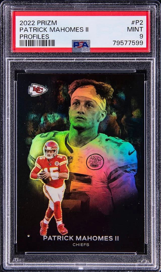 2022 Panini Prizm Patrick Mahomes II Profiles #P-2 card image