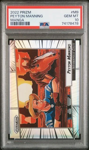 2022 Panini Prizm Peyton Manning Manga #M9 card image