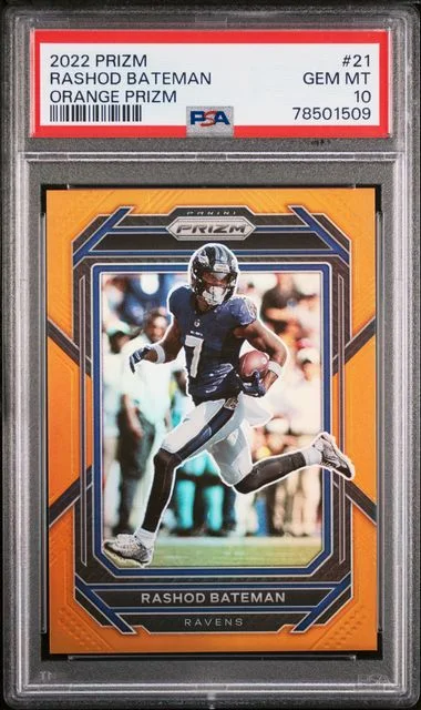 2022 Panini Prizm Rashod Bateman Orange Prizm #21 card image
