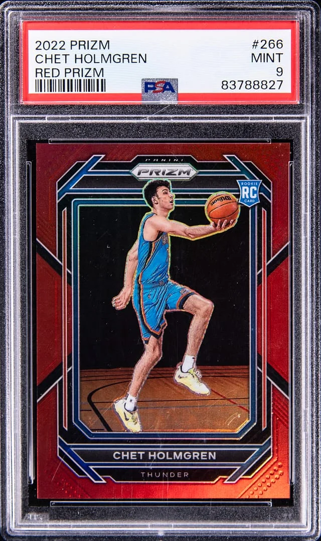 2022 Panini Prizm Red Chet Holmgren #no-number card image