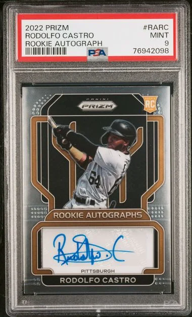 2022 Panini Prizm Rodolfo Castro Autograph #RA- card image
