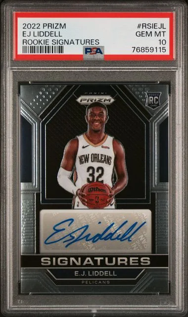 2022 Panini Prizm Signatures Rsiejl Ej Liddell #no-number card image