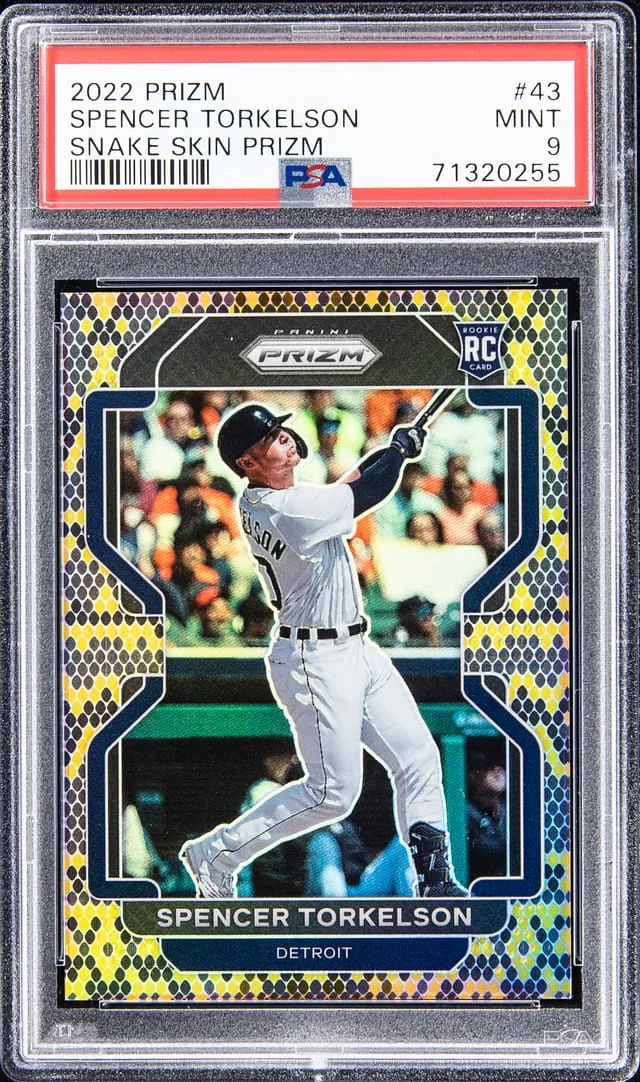 2022 Panini Prizm Spencer Torkelson White Wave Prizm #43 card image