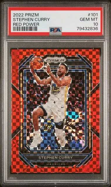 2022 Panini Prizm Stephen Curry Red Power #101 card image