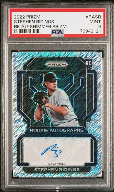 2022 Panini Prizm Stephen Ridings Autographs Shimmer Prizm #RA-SR card image