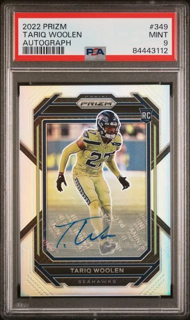 2022 Panini Prizm Tariq Woolen Autograph #349 card image