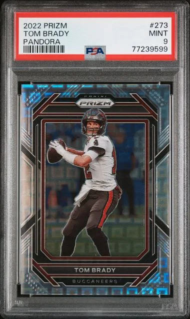 2022 Panini Prizm Tom Brady Orange Ice #273 card image