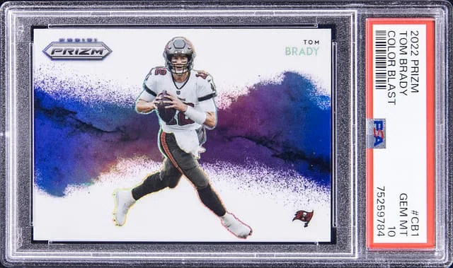 2022 Panini Prizm Tom Brady Color Blast #CB-1 card image
