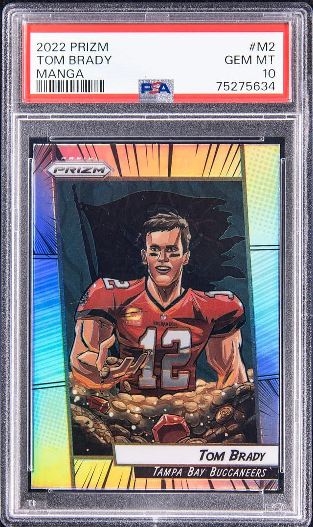 2022 Panini Prizm Tom Brady Manga #M-2 card image