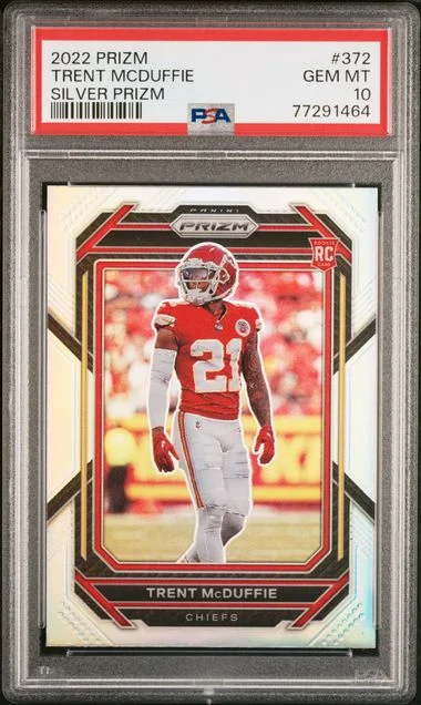 2022 Panini Prizm Trent McDuffie Silver Prizm #372 card image