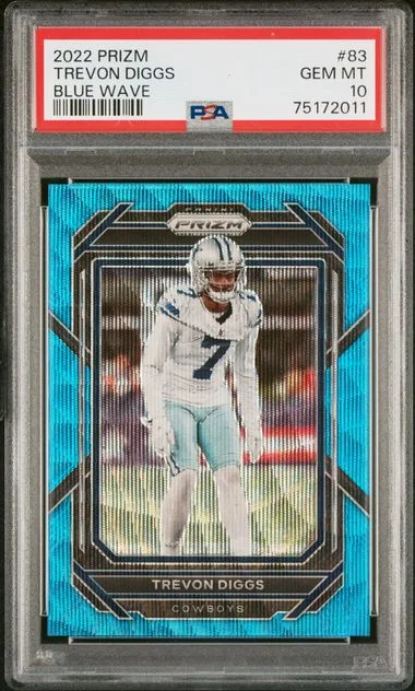 2022 Panini Prizm Trevon Diggs No Huddle Red #83 card image
